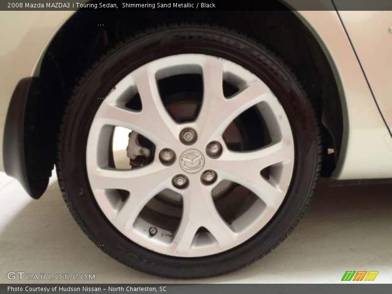 Shimmering Sand Metallic / Black 2008 Mazda MAZDA3 i Touring Sedan