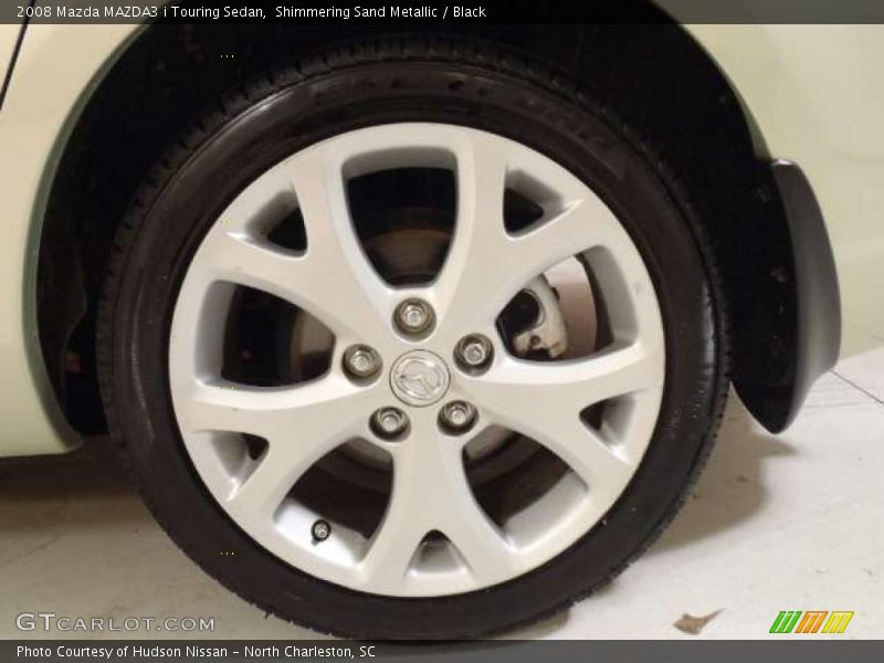 Shimmering Sand Metallic / Black 2008 Mazda MAZDA3 i Touring Sedan