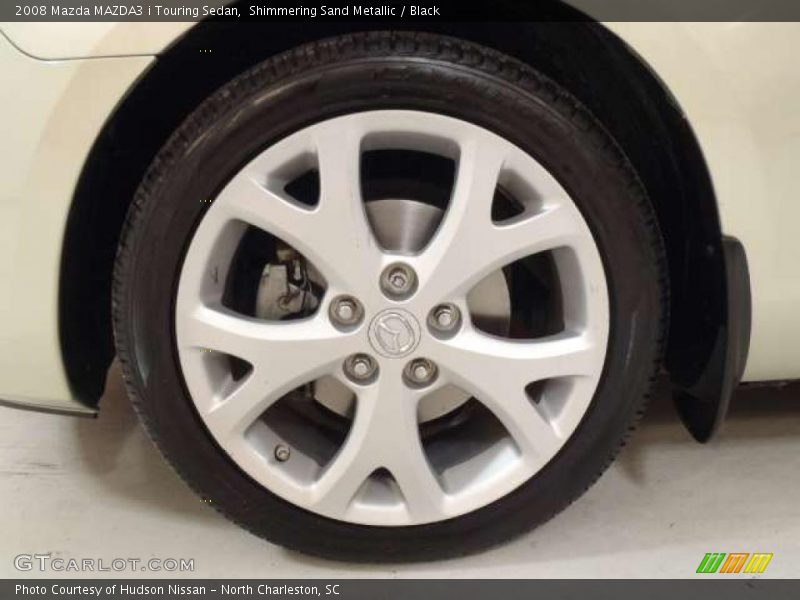 Shimmering Sand Metallic / Black 2008 Mazda MAZDA3 i Touring Sedan
