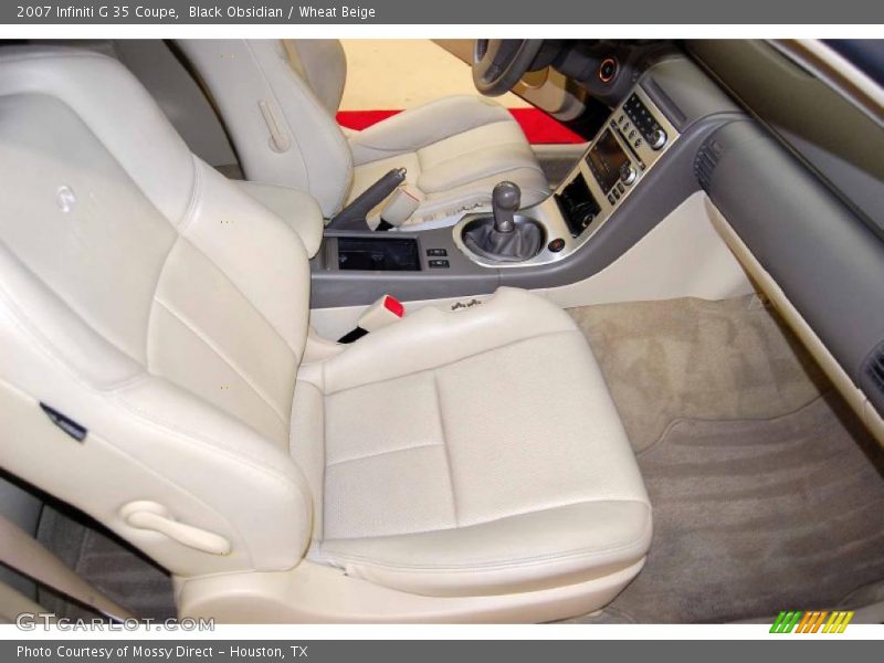 Black Obsidian / Wheat Beige 2007 Infiniti G 35 Coupe