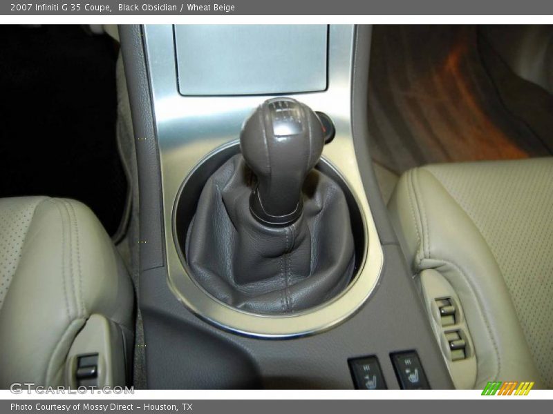 Black Obsidian / Wheat Beige 2007 Infiniti G 35 Coupe