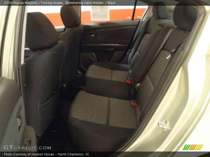 Shimmering Sand Metallic / Black 2008 Mazda MAZDA3 i Touring Sedan