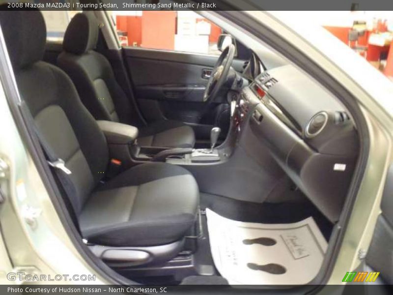 Shimmering Sand Metallic / Black 2008 Mazda MAZDA3 i Touring Sedan