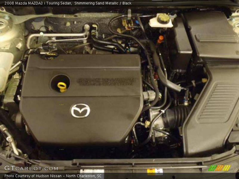 Shimmering Sand Metallic / Black 2008 Mazda MAZDA3 i Touring Sedan