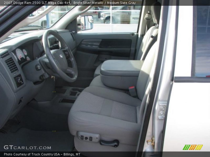Bright Silver Metallic / Medium Slate Gray 2007 Dodge Ram 2500 SLT Mega Cab 4x4