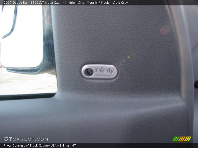 Bright Silver Metallic / Medium Slate Gray 2007 Dodge Ram 2500 SLT Mega Cab 4x4
