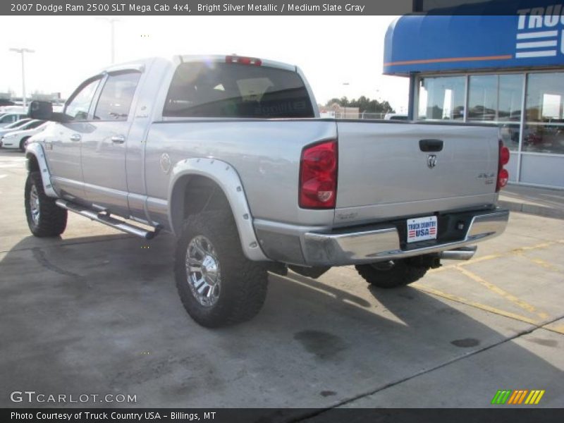 Bright Silver Metallic / Medium Slate Gray 2007 Dodge Ram 2500 SLT Mega Cab 4x4
