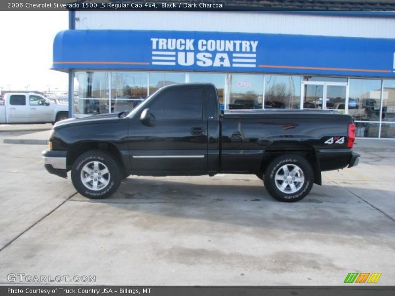 Black / Dark Charcoal 2006 Chevrolet Silverado 1500 LS Regular Cab 4x4