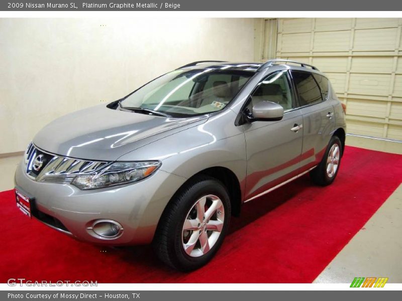 Platinum Graphite Metallic / Beige 2009 Nissan Murano SL