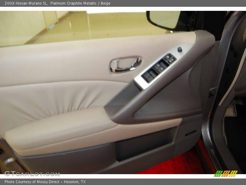 Platinum Graphite Metallic / Beige 2009 Nissan Murano SL