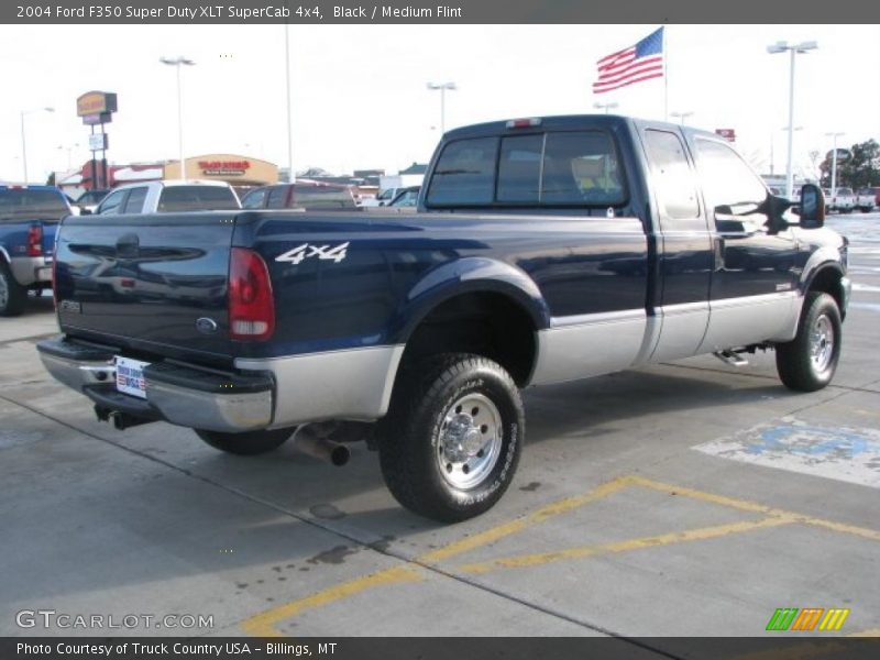 Black / Medium Flint 2004 Ford F350 Super Duty XLT SuperCab 4x4