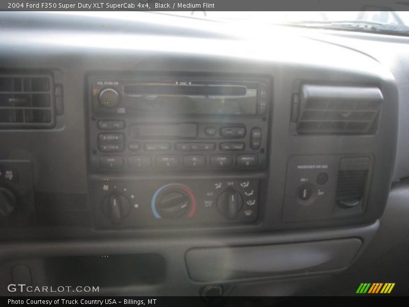 Black / Medium Flint 2004 Ford F350 Super Duty XLT SuperCab 4x4