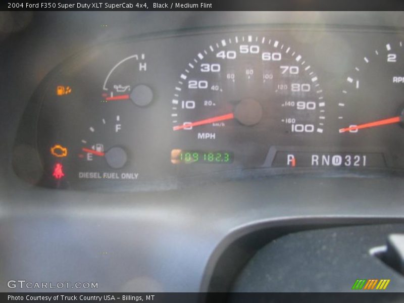 Black / Medium Flint 2004 Ford F350 Super Duty XLT SuperCab 4x4