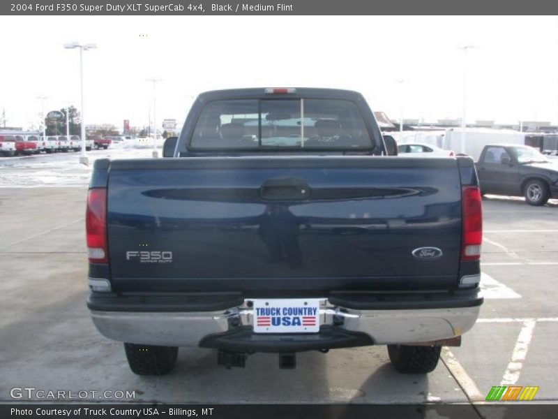 Black / Medium Flint 2004 Ford F350 Super Duty XLT SuperCab 4x4