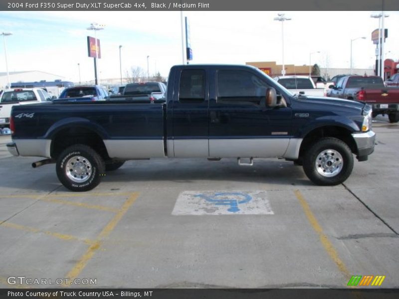 Black / Medium Flint 2004 Ford F350 Super Duty XLT SuperCab 4x4