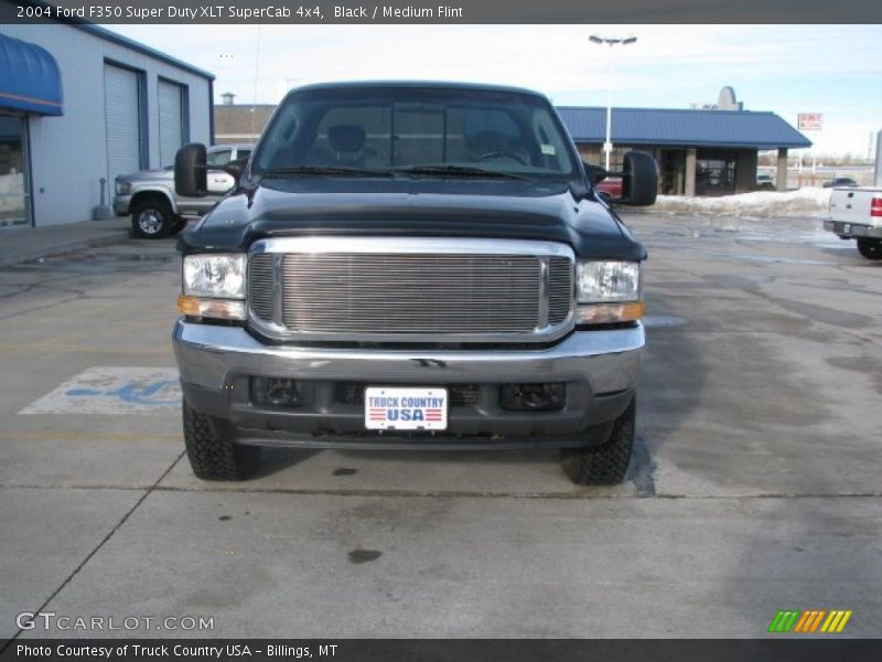 Black / Medium Flint 2004 Ford F350 Super Duty XLT SuperCab 4x4