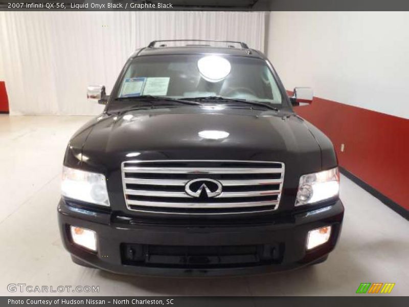 Liquid Onyx Black / Graphite Black 2007 Infiniti QX 56