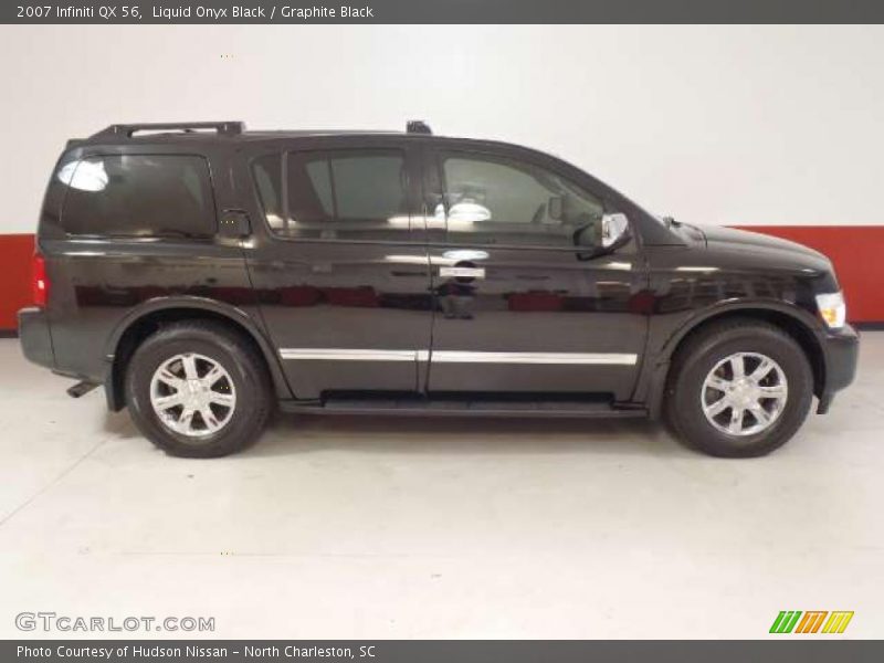 Liquid Onyx Black / Graphite Black 2007 Infiniti QX 56