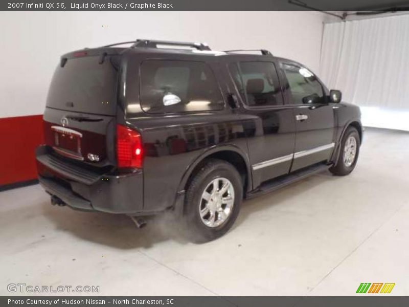 Liquid Onyx Black / Graphite Black 2007 Infiniti QX 56