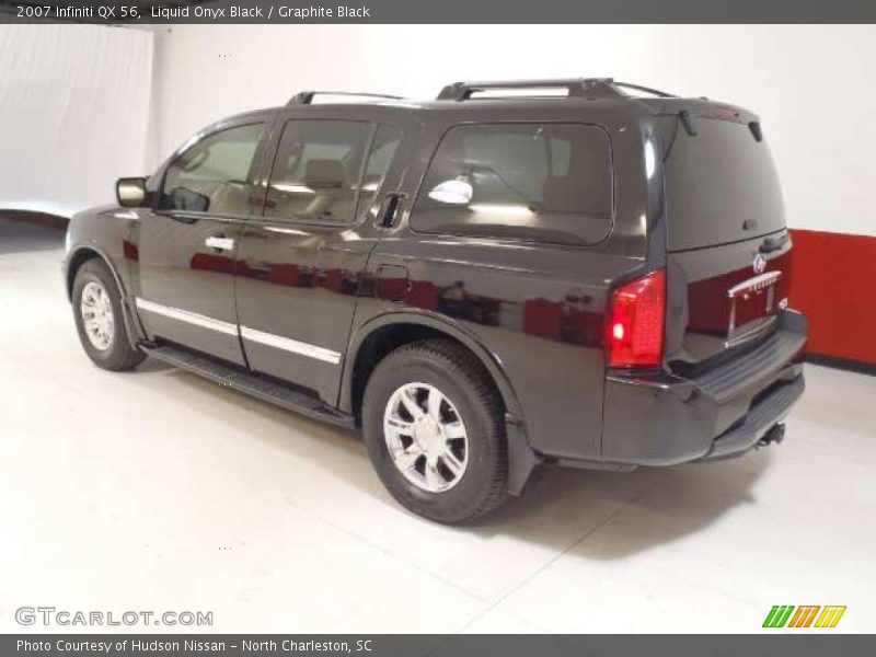 Liquid Onyx Black / Graphite Black 2007 Infiniti QX 56