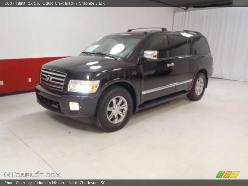 Liquid Onyx Black / Graphite Black 2007 Infiniti QX 56