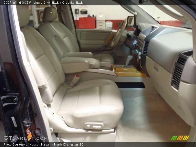 Liquid Onyx Black / Graphite Black 2007 Infiniti QX 56