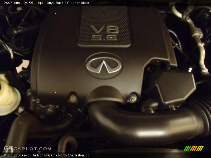 Liquid Onyx Black / Graphite Black 2007 Infiniti QX 56