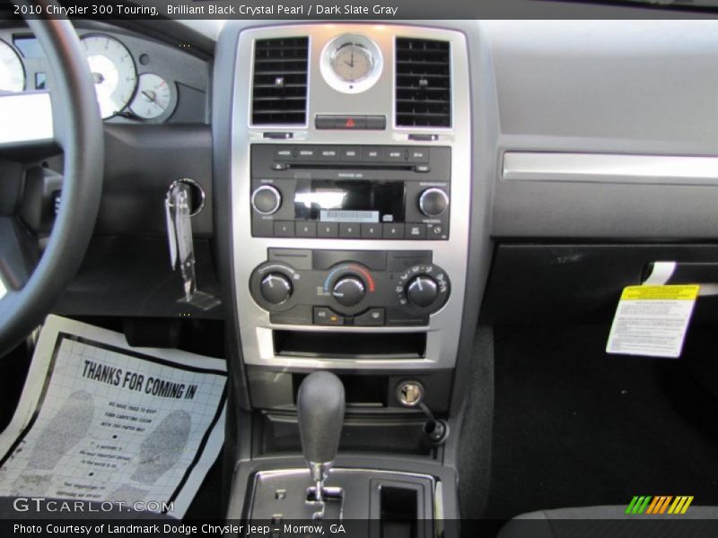 Brilliant Black Crystal Pearl / Dark Slate Gray 2010 Chrysler 300 Touring