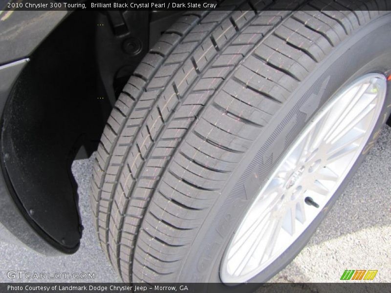 Brilliant Black Crystal Pearl / Dark Slate Gray 2010 Chrysler 300 Touring