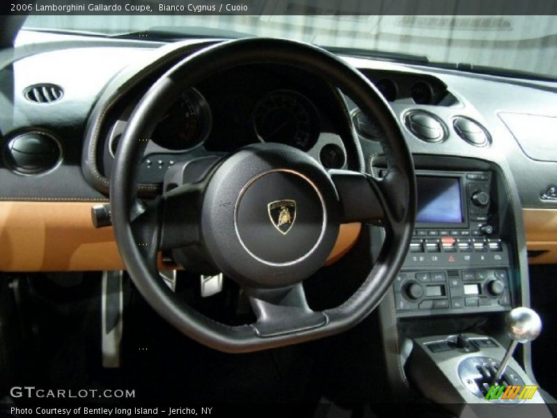 Bianco Cygnus / Cuoio 2006 Lamborghini Gallardo Coupe