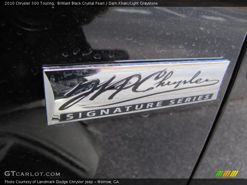 Brilliant Black Crystal Pearl / Dark Khaki/Light Graystone 2010 Chrysler 300 Touring
