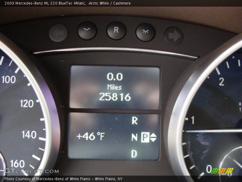 Arctic White / Cashmere 2009 Mercedes-Benz ML 320 BlueTec 4Matic