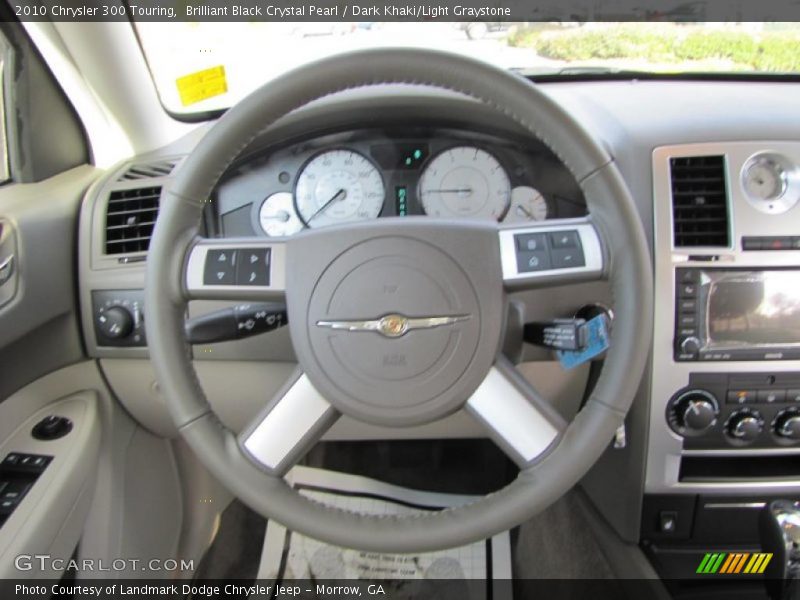 Brilliant Black Crystal Pearl / Dark Khaki/Light Graystone 2010 Chrysler 300 Touring