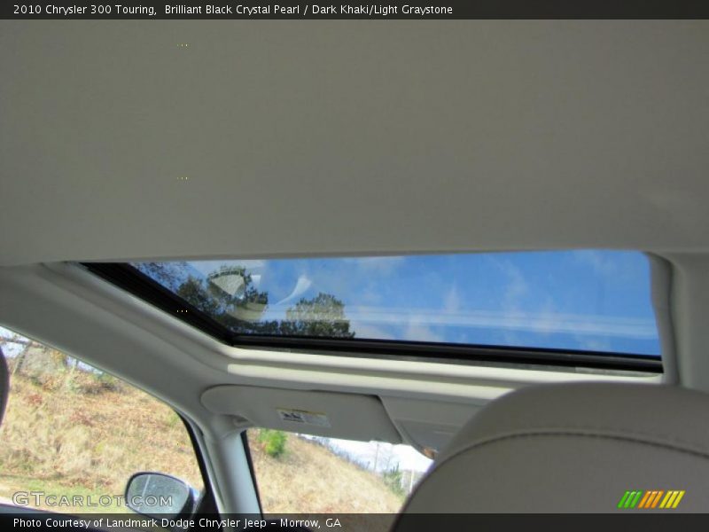 Brilliant Black Crystal Pearl / Dark Khaki/Light Graystone 2010 Chrysler 300 Touring