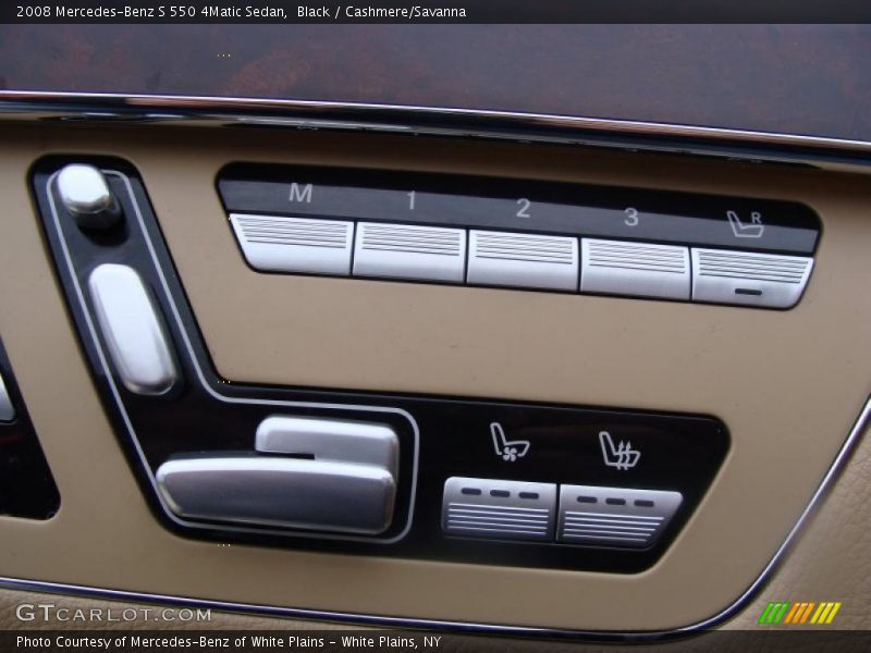 Black / Cashmere/Savanna 2008 Mercedes-Benz S 550 4Matic Sedan