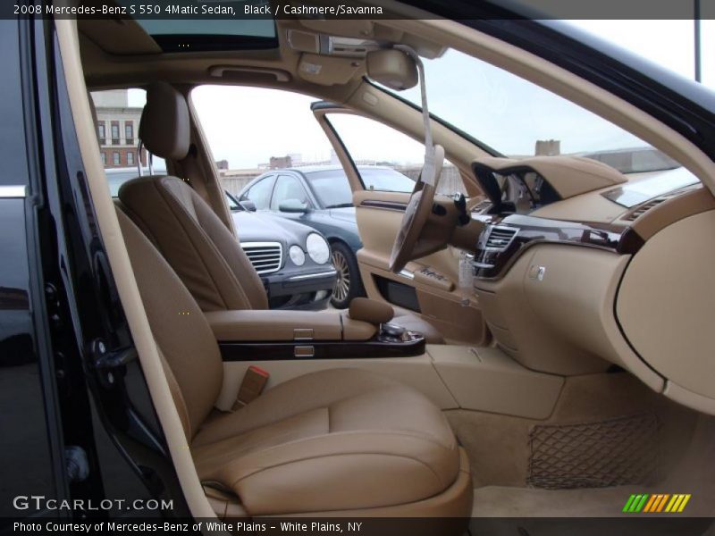 Black / Cashmere/Savanna 2008 Mercedes-Benz S 550 4Matic Sedan