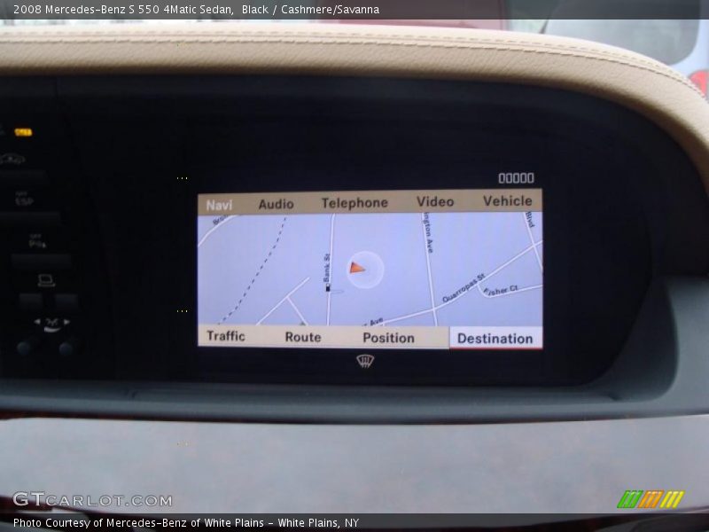 Black / Cashmere/Savanna 2008 Mercedes-Benz S 550 4Matic Sedan