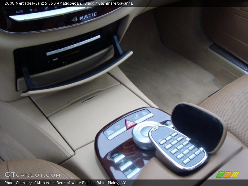 Black / Cashmere/Savanna 2008 Mercedes-Benz S 550 4Matic Sedan