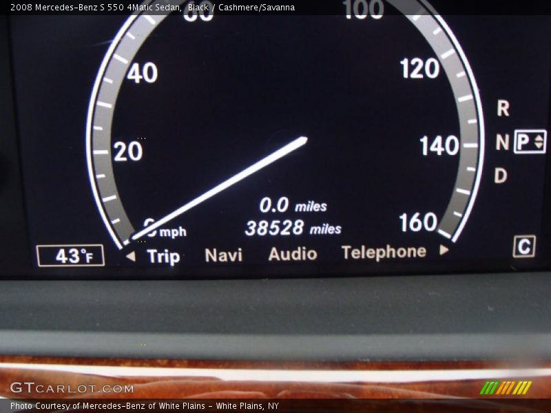 Black / Cashmere/Savanna 2008 Mercedes-Benz S 550 4Matic Sedan