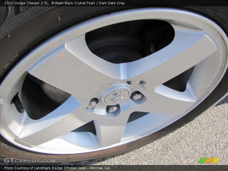 Brilliant Black Crystal Pearl / Dark Slate Gray 2010 Dodge Charger 3.5L