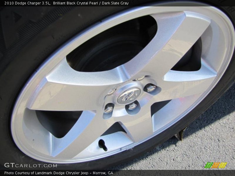 Brilliant Black Crystal Pearl / Dark Slate Gray 2010 Dodge Charger 3.5L