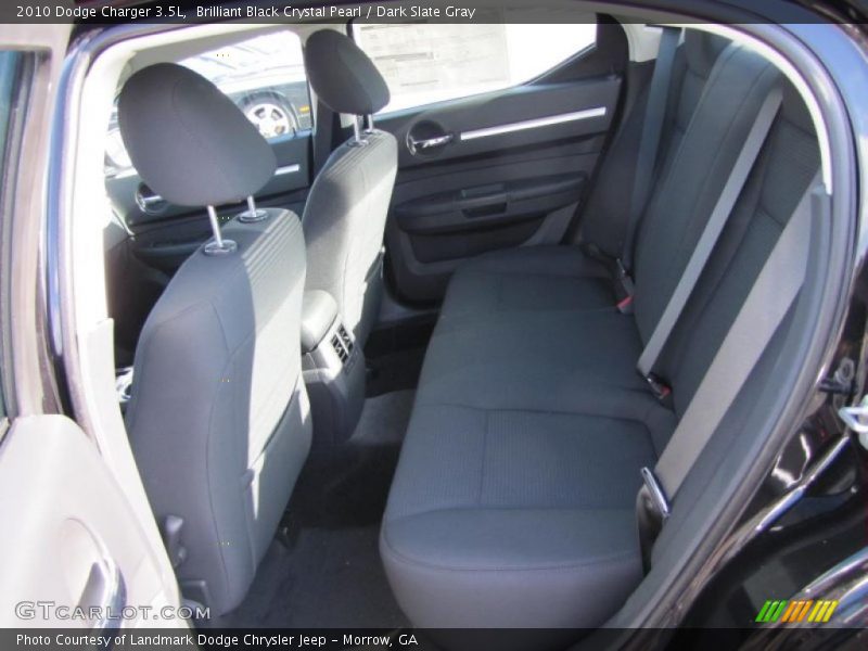 Brilliant Black Crystal Pearl / Dark Slate Gray 2010 Dodge Charger 3.5L