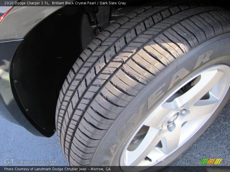 Brilliant Black Crystal Pearl / Dark Slate Gray 2010 Dodge Charger 3.5L