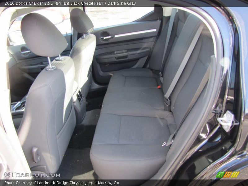 Brilliant Black Crystal Pearl / Dark Slate Gray 2010 Dodge Charger 3.5L