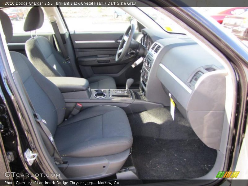 Brilliant Black Crystal Pearl / Dark Slate Gray 2010 Dodge Charger 3.5L