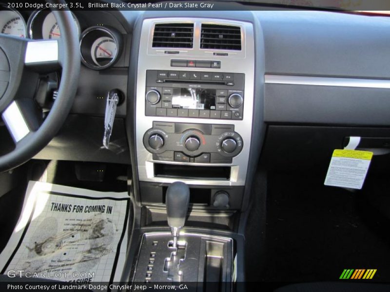 Brilliant Black Crystal Pearl / Dark Slate Gray 2010 Dodge Charger 3.5L