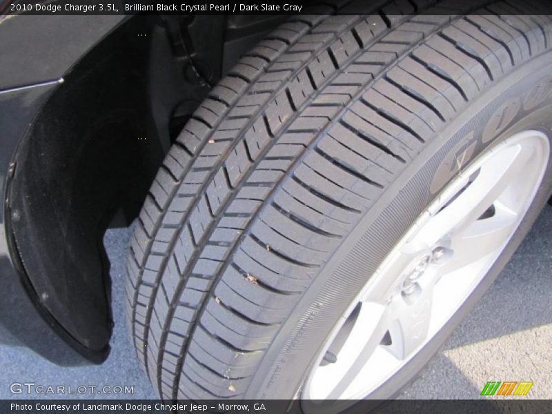 Brilliant Black Crystal Pearl / Dark Slate Gray 2010 Dodge Charger 3.5L