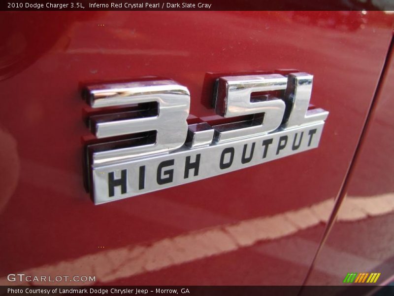 Inferno Red Crystal Pearl / Dark Slate Gray 2010 Dodge Charger 3.5L