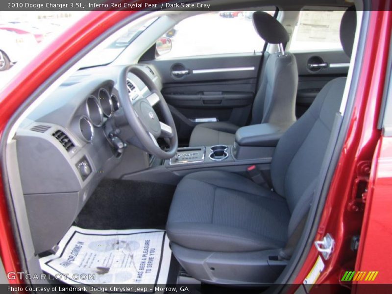 Inferno Red Crystal Pearl / Dark Slate Gray 2010 Dodge Charger 3.5L