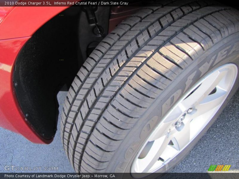 Inferno Red Crystal Pearl / Dark Slate Gray 2010 Dodge Charger 3.5L